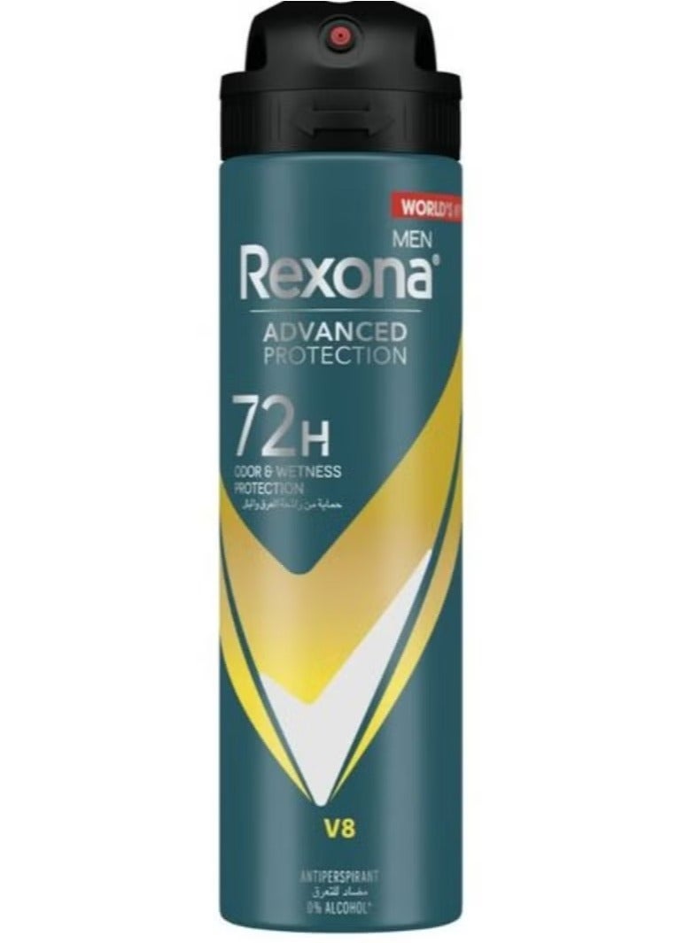 Men Advanced Protection 72H+ Antiperspirant V8 Spray 150ML