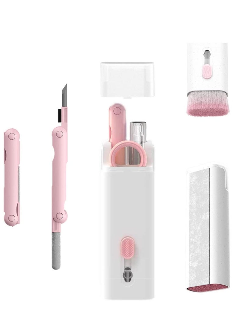 Generic - 7 in 1 Keyboard Cleaner Set, Computer MacBook Earphone Cleaning Kit, Tablet and Screen Dust Brush Including Soft Sweep, Swipe - Image 1