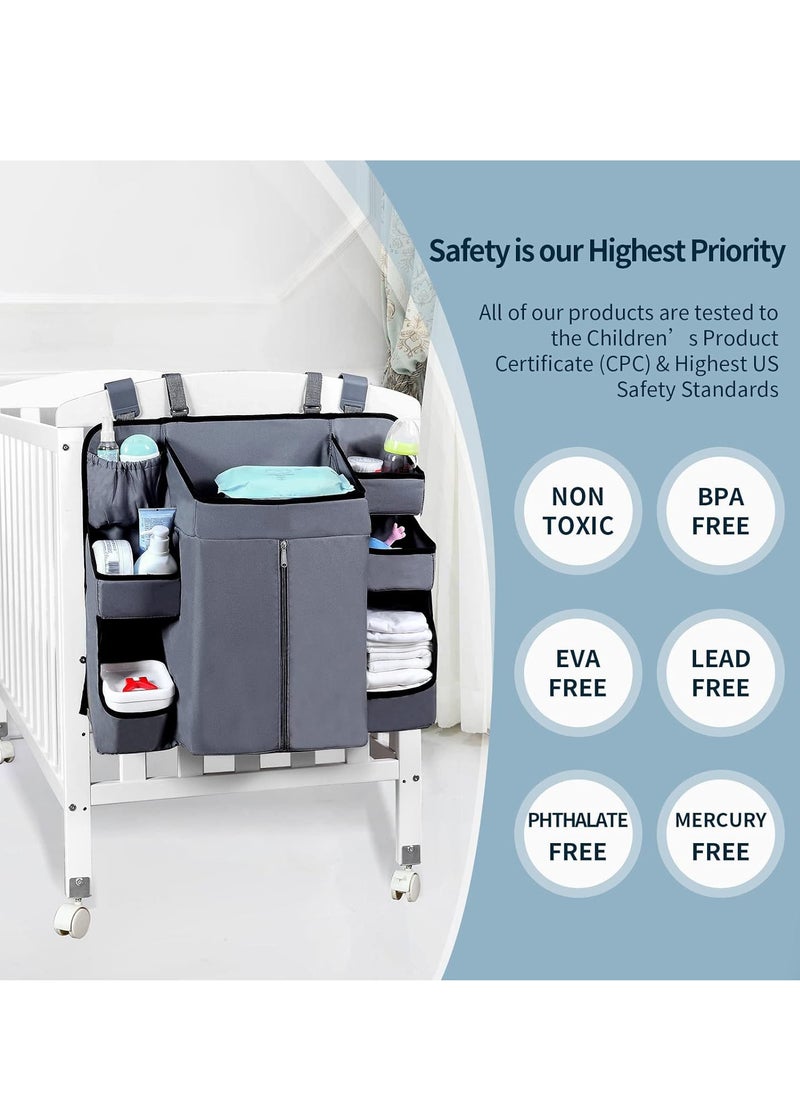 Gonice Changing Table and Crib Diaper Stacker Nursery Organizers  - Image 3