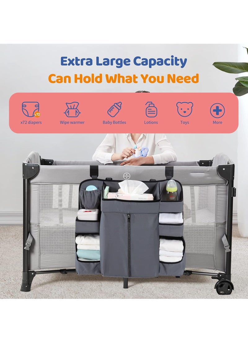 Gonice Changing Table and Crib Diaper Stacker Nursery Organizers  - Image 4
