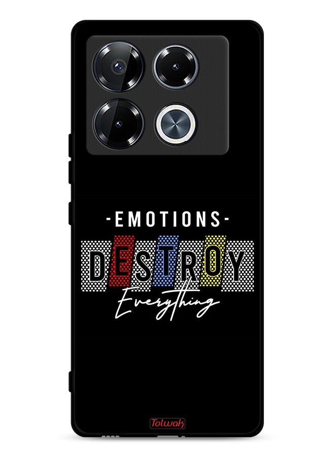 Tolwak Infinix Note 40 Pro Plus 5G Protective Case Cover Emotions Destroy Everything - Image 1