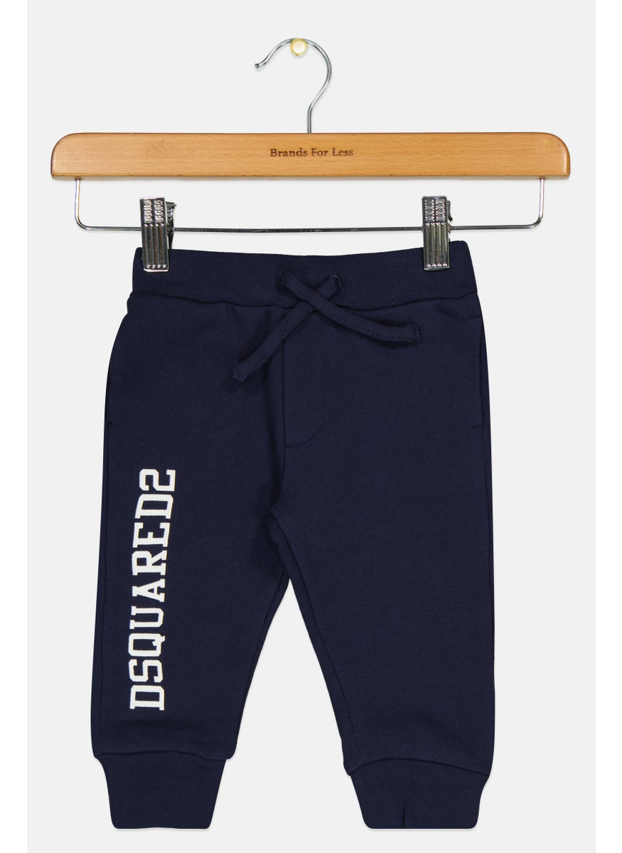 DSQUARED2 Toddlers Boy Brand Logo Drawstring Jogger Pants, Navy  - Image 1