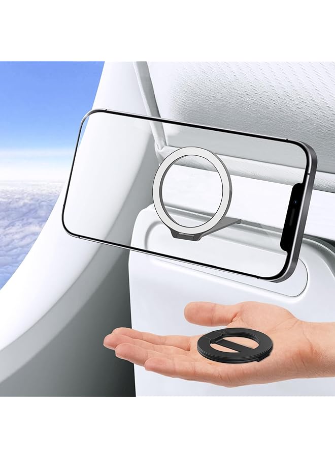 Green Tiger Mini Airplane Magnetic Phone Holder, Mag-Safe Compatible, Magnetic Travel Phone Mount, Must-Have Travel Accessories, Ideal for Long Flights, Compact and Convenient, Great for Smartphones - Image 1