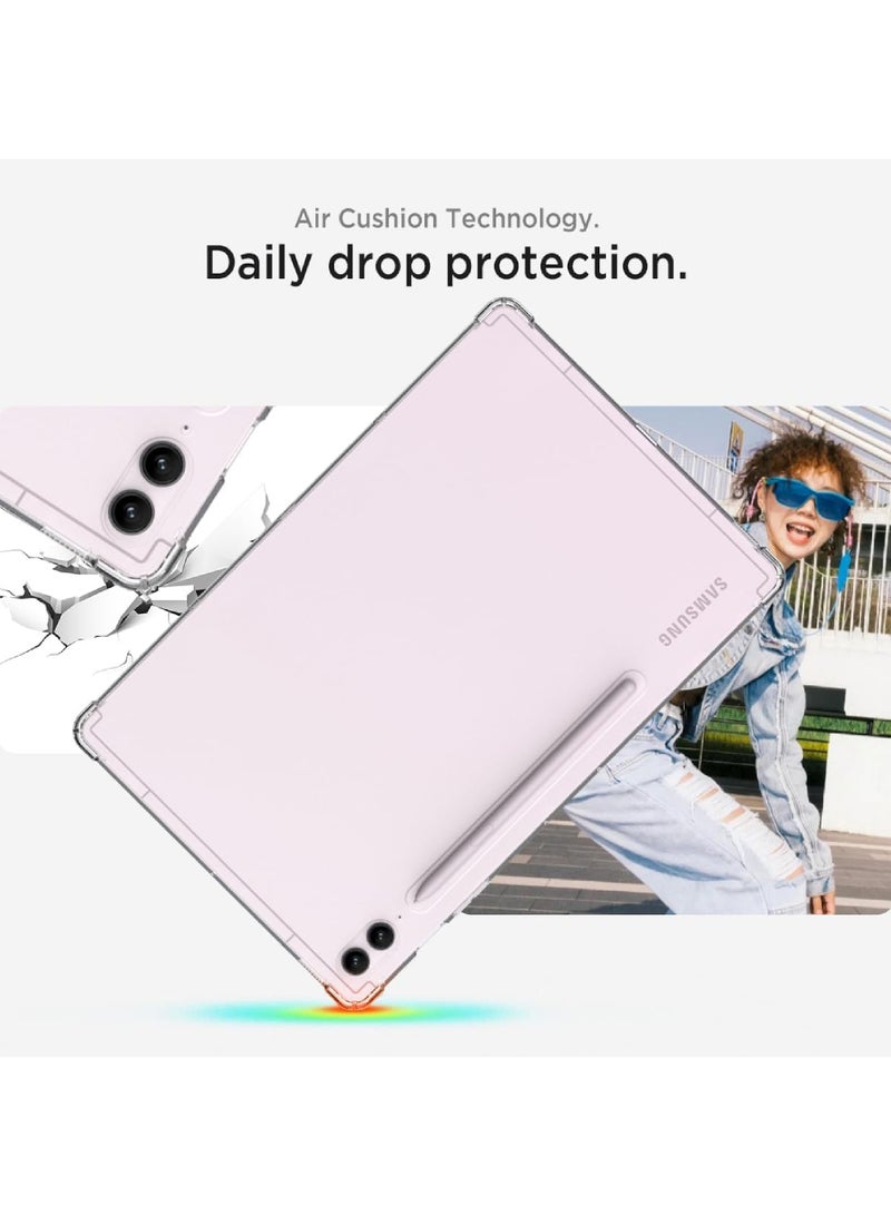 Rock Pow Clear Case for Samsung Tab S9 FE Plus 12.4 Inch (SM-X610/SM-X616) Soft TPU Ultra-Thin Corner Air-Cushion Shockproof Protective Bumper Case for Samsung Galaxy Tab S9 FE Plus 12.4 Inch 2023 - Image 4