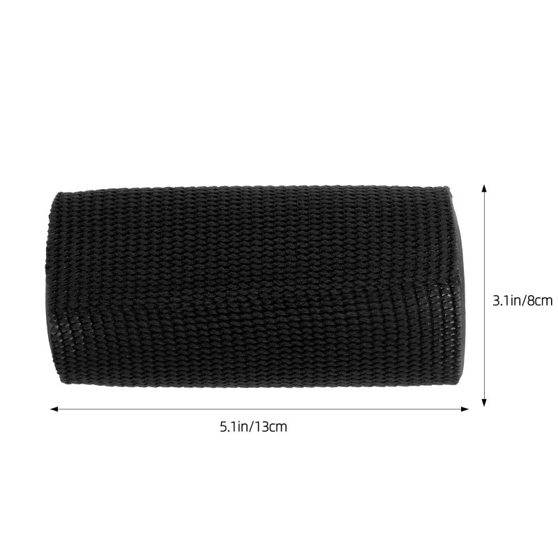 SUPVOX Elastic Ankle Brace and Wrist Wrap Set 2pcs Skin Friendly Black Portable Sports Protection - Image 3