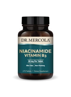Dr. Mercola Niacinamide vitamin b3 50 mg per tablet mini tabs |  non-flushing, 270 tablets | dietary supplement  - Image 1