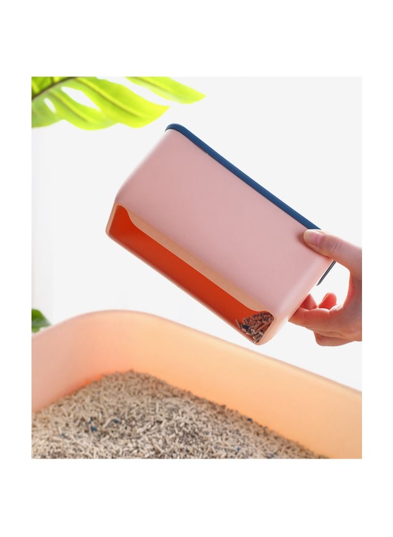 Altheqa Durable Litter Shovel Metal scoop with stand pink - Image 5