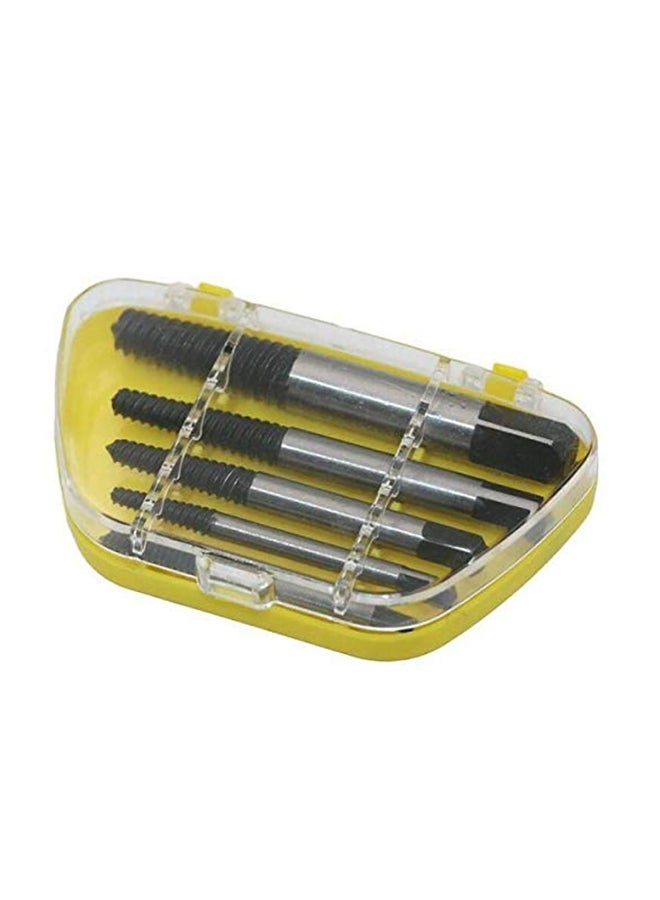 NIBEMINENT 5-Piece Extractor Drill Screw Set Silver/Black - Image 2