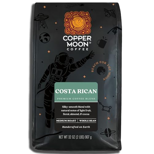Copper Moon Medium Roast Whole Bean Coffee Costa Rican Blend 2 Lb - Image 1