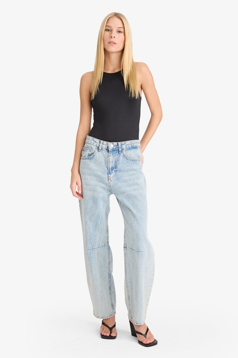 DeFacto Black Woman Slim Fit Coool Bodysuit Casual - Image 2