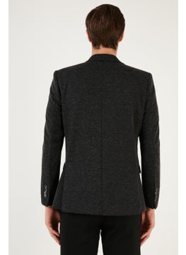 Buratti 6 Drop Double Slits Melted Slim Fit Blazer Men's Jacket 6601020  - Image 4