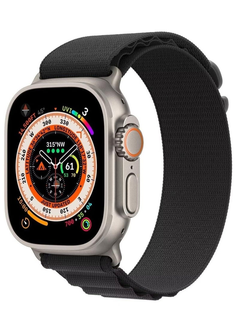 Generic - Alpine Loop Compatible with Apple Watch Ultra Band,Metal connector Rugged Woven Nylon Men G-Hook Strap for iWatch Series Ultra SE 49mm 45mm 44mm - Image 1