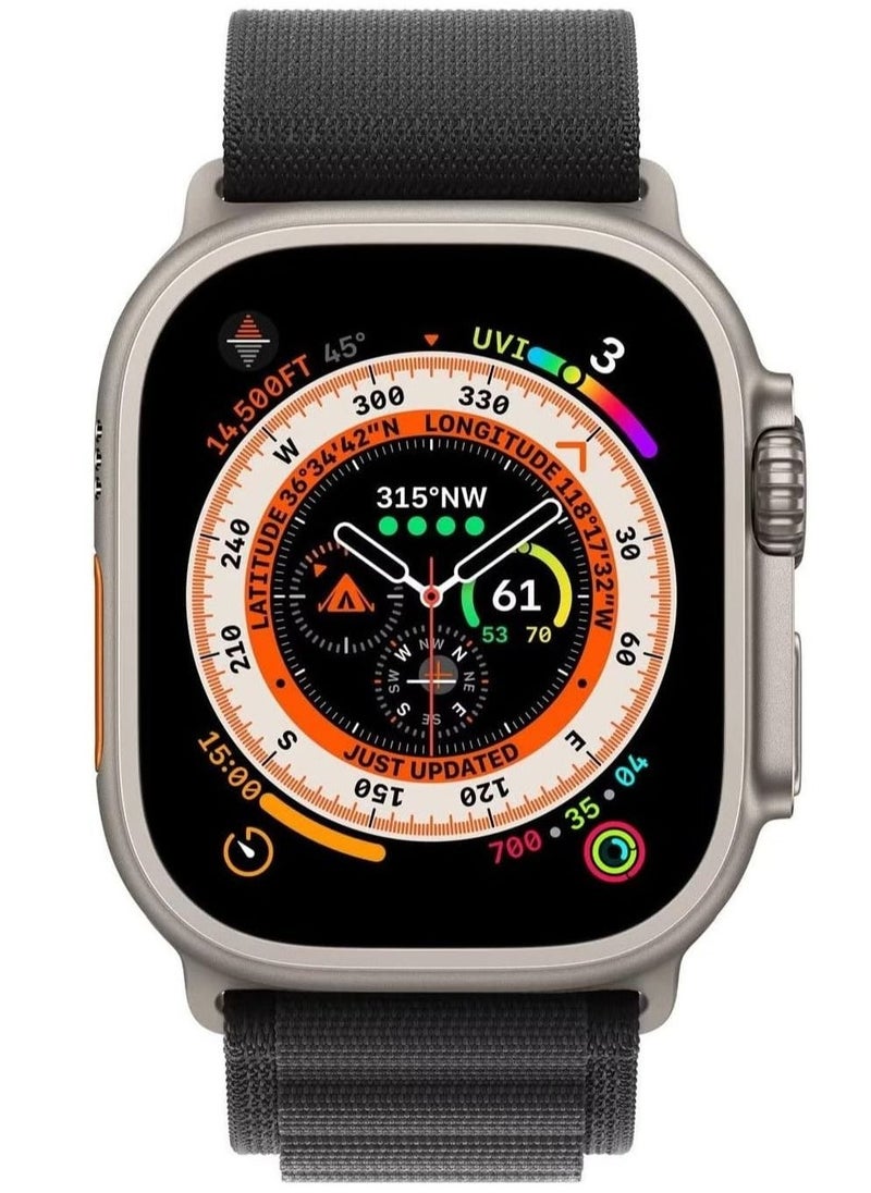 Generic - Alpine Loop Compatible with Apple Watch Ultra Band,Metal connector Rugged Woven Nylon Men G-Hook Strap for iWatch Series Ultra SE 49mm 45mm 44mm - Image 1