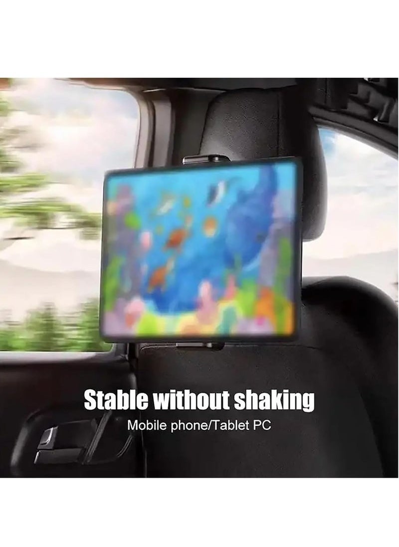Generic Car Rear Pillow Phone Holder Tablet iPad Holder 360 Degree Rotating Foldable Holder Suitable for 4.7-12.9 inch Mobile Phones and Tablets  - Image 3