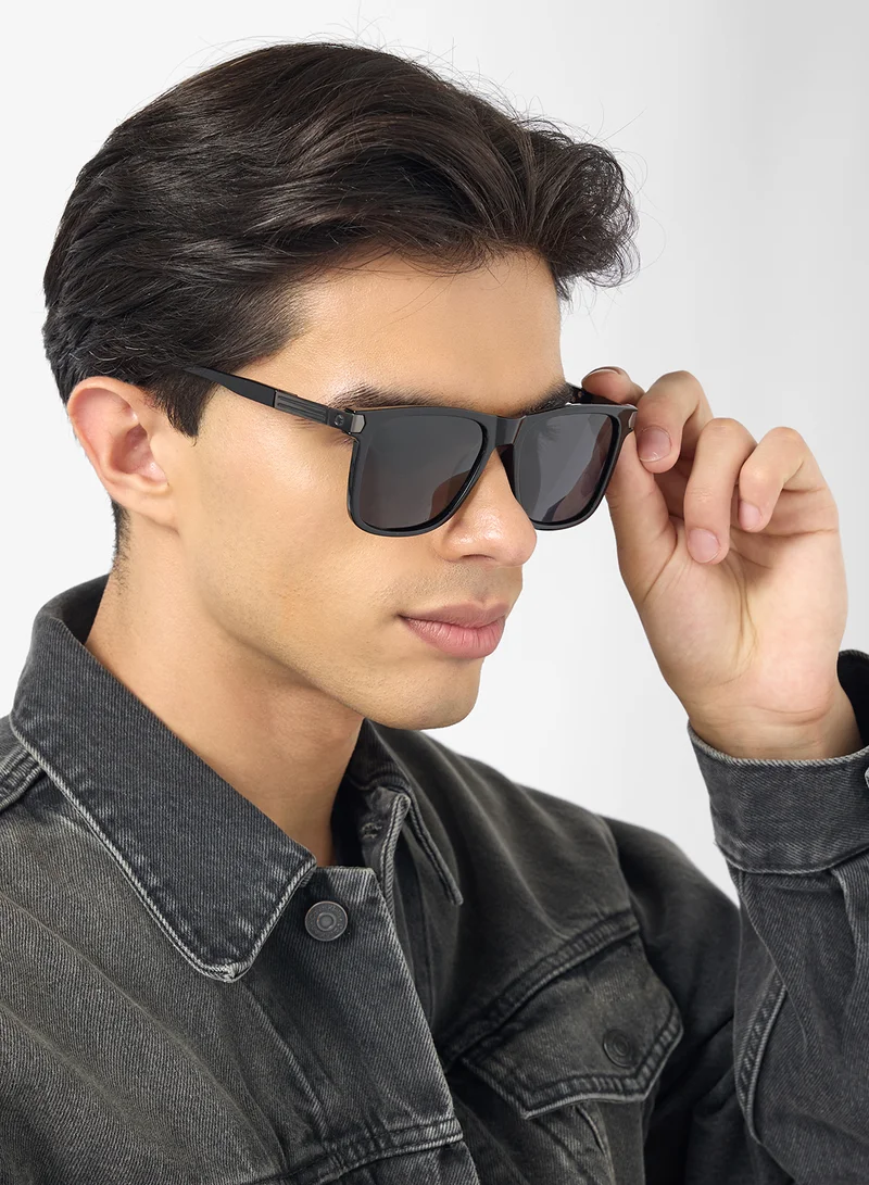 Seventy Five Polarized Lens Wayfarer Sunglasses