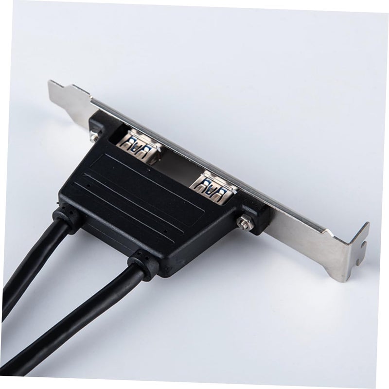 محول USB إلى مزدوج USB 3.0 لشريحة توسيع اللوحة الخلفية للوحة الأم تثبيت فتحة PCI - Image 4