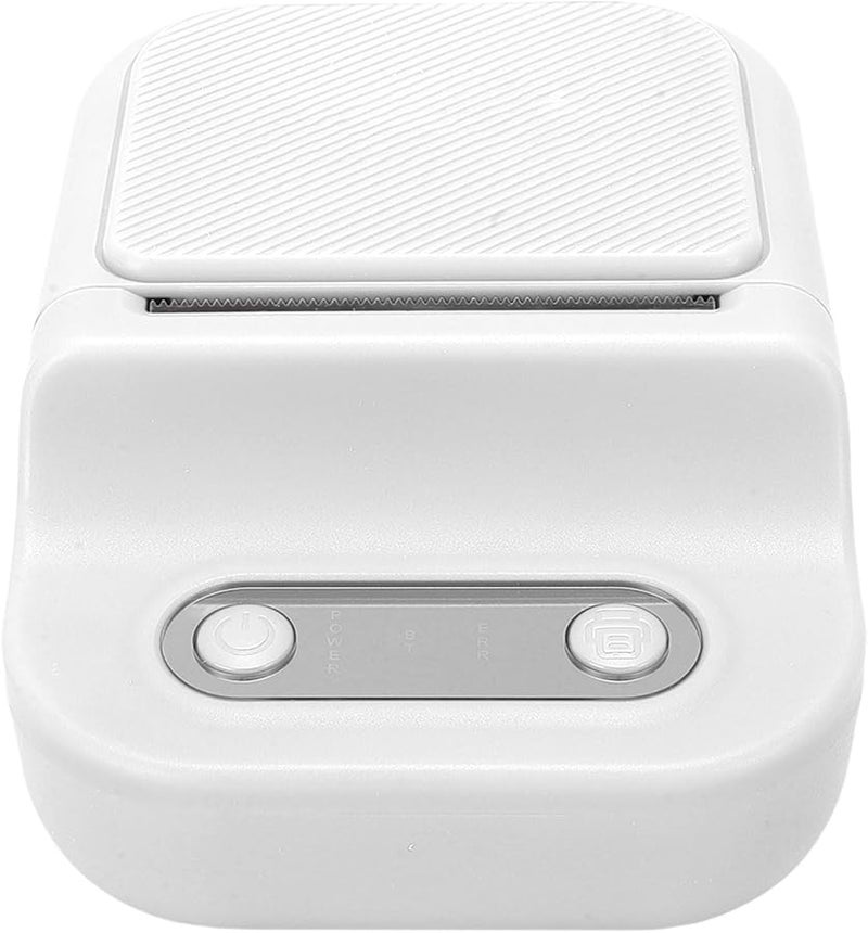 طابعة ملصقات صغيرة محمولة حرارية مع تطبيق لنظام iOS لتعليم الأطفال الصور والقوالب والقوائم باللون الأبيض - Image 2