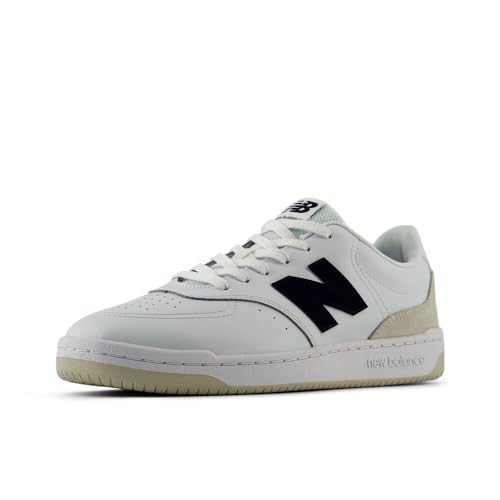 New Balance Men's BB80 V1 Sneaker, White/Navy, 3.5 M - Image 1