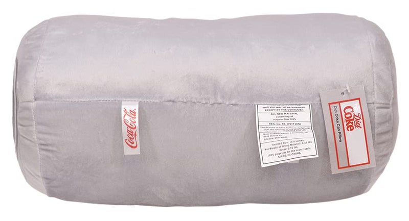 Mark Feldstein & Associates Coca Cola Diet Coke Can Classic Gray Embroidered Plush Throw Pillow, 13 in - Image 5