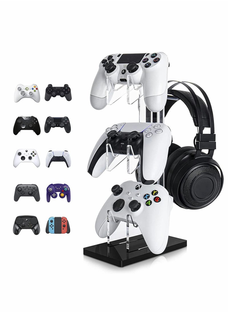 Excefore Gaming Accessories, Controller Holder, Dual Controller Stand, For Ps5 Ps4 Xbox, For Switch, For Gaming Accessories, Build Game Fortresses  - Image 1