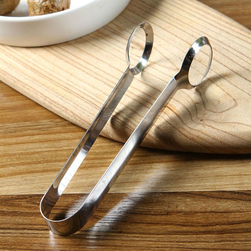 1Pc Stainless Steel Bread Tong Multifunction Food Clip Kitchen Serving Tongs for Eggs Cookies Barbecue ( ) - Image 5