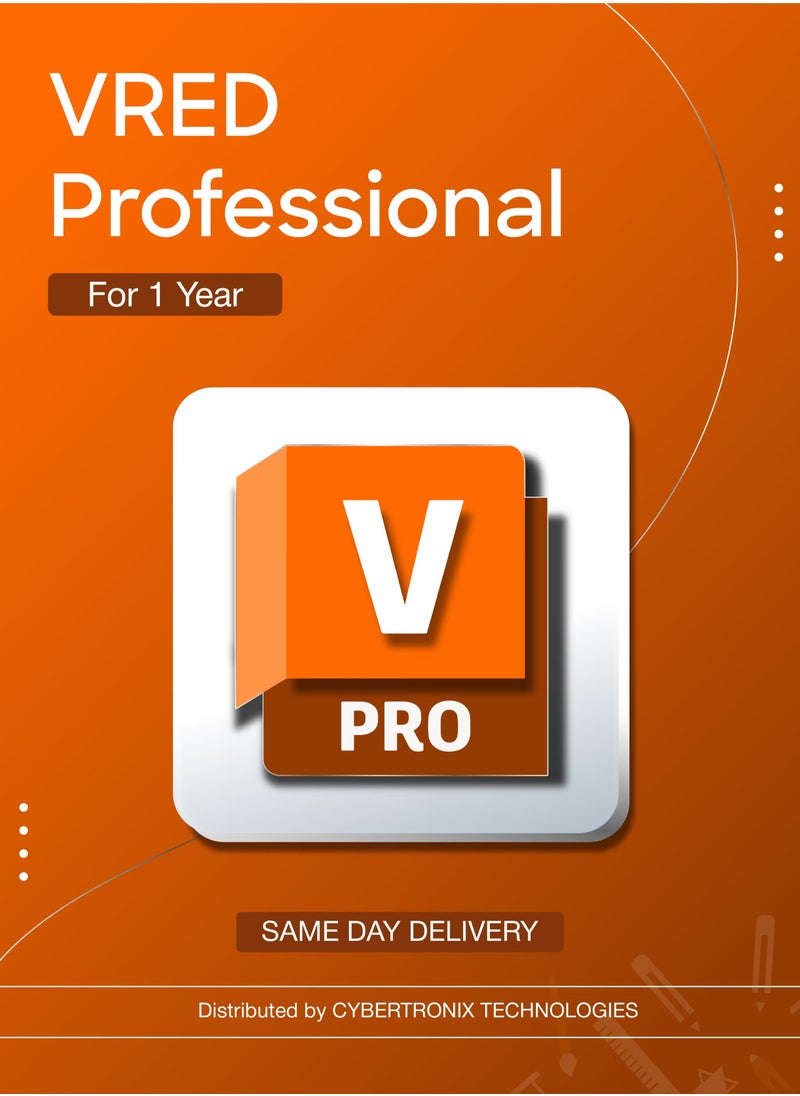 Autodesk - Autodesk VRED Professional – 1 Year Subscription - Image 1