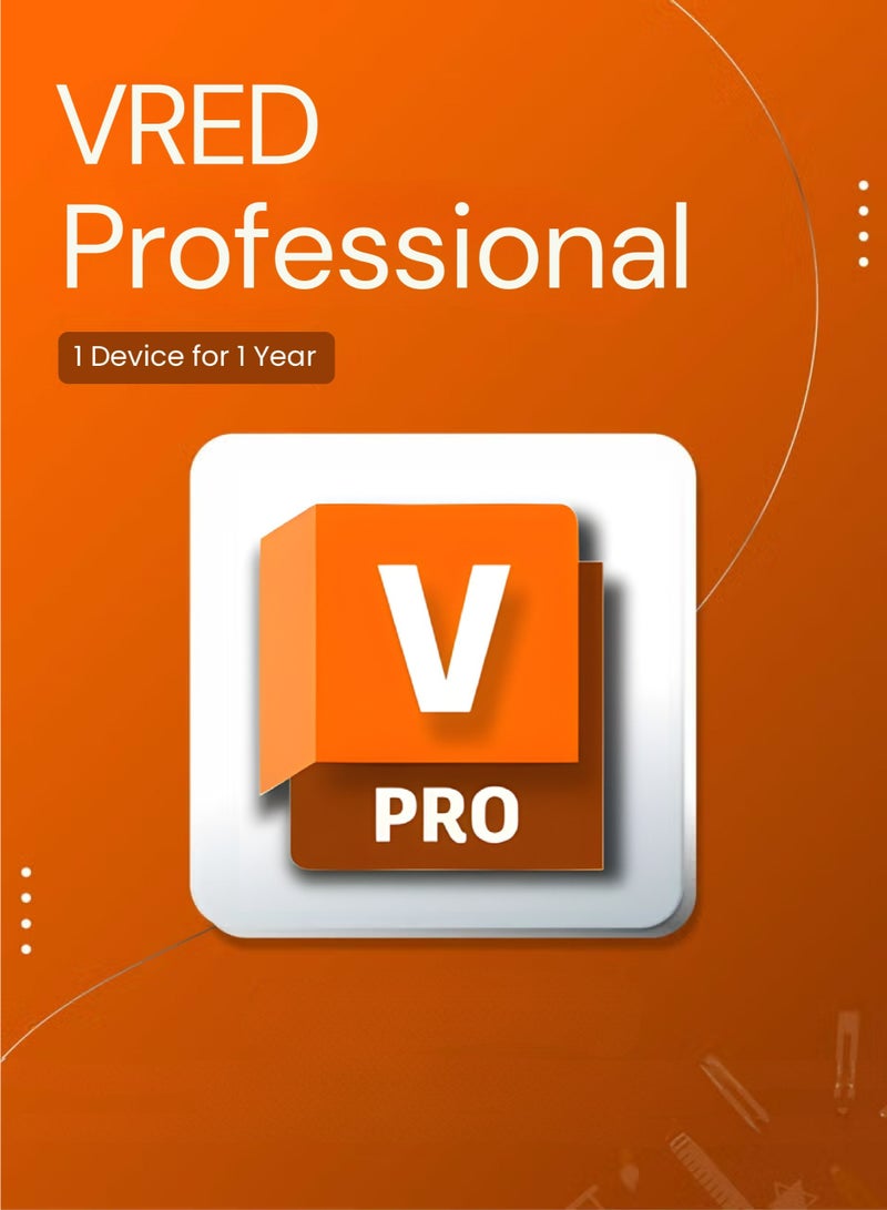 Autodesk أوتوديسك VRED بروفيشينال - اشتراك لمدة سنة واحدة