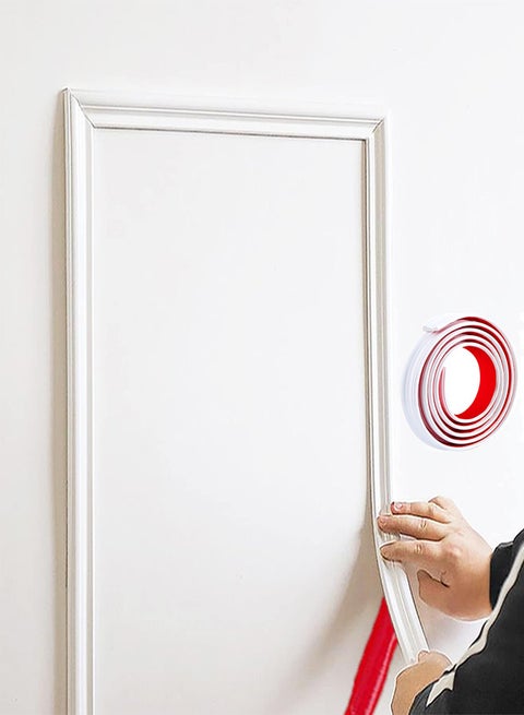 سكة كرسي قابلة للفك واللصق، تشطيب مقولب ذاتي اللصق، شرائط PVC لتزيين الجدران بطول 100 سم