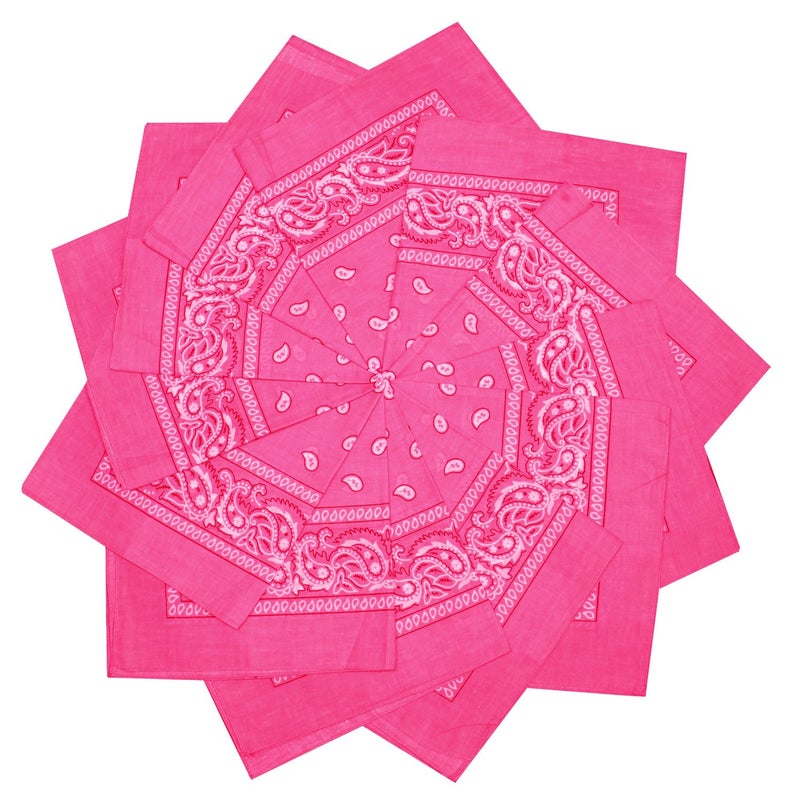 TZ Promise 12 Pack Bulk 100% Cotton Paisley Bandana Head Wrap Size 22 x 22 inches - Image 5