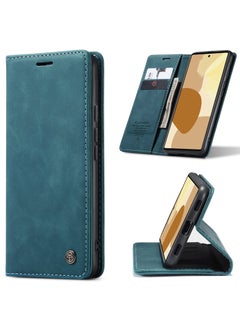 CaseMe CaseMe Google Pixel 6 Pro Case Wallet, for Google Pixel 6 Pro Wallet Case Book Folding Flip Folio Case with Magnetic Kickstand Card Slots Protective Cover - Green  - Image 1