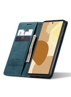 CaseMe CaseMe Google Pixel 6 Pro Case Wallet, for Google Pixel 6 Pro Wallet Case Book Folding Flip Folio Case with Magnetic Kickstand Card Slots Protective Cover - Green  - Image 5
