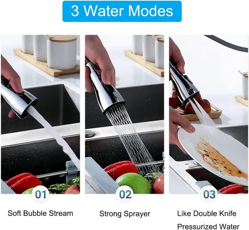 RARECARE Tap Extension For Kitchen Sink Water Filter Taps Extender Free Teflon Tape Wash Basin Accessories Faucet Nal Connector 1 Year Warranty For 22mm 24mm Faucets Only - Image 4