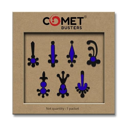 Comet Busters Abstract Blue Bindi (BV672) - Image 5