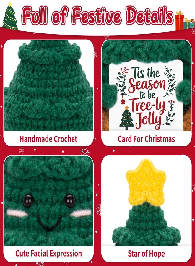 FunisFun Christmas Positive Crochet Doll - Funny Handmade Crochet Christmas Tree, Festive Gift for Christmas Decor Secret Santa Gag Gift - Image 3