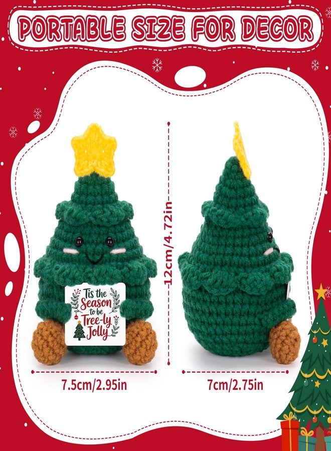FunisFun Christmas Positive Crochet Doll - Funny Handmade Crochet Christmas Tree, Festive Gift for Christmas Decor Secret Santa Gag Gift - Image 2