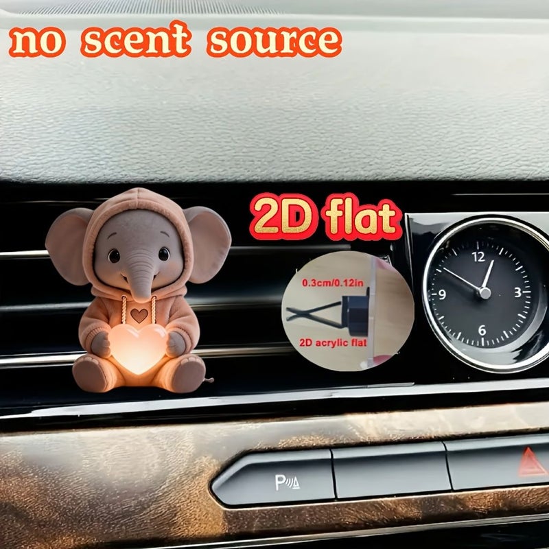 Acrylic Rechargeable Car Air Freshener Clip 1 Pack - Image 3