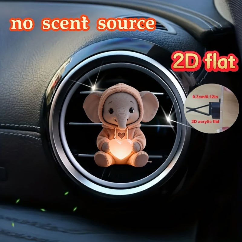 Acrylic Rechargeable Car Air Freshener Clip 1 Pack - Image 1