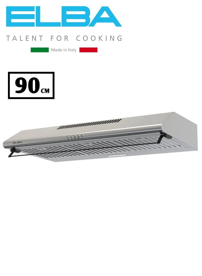 شفاط البا 90 سم ستاندر استيل موديل ST90-480SS
