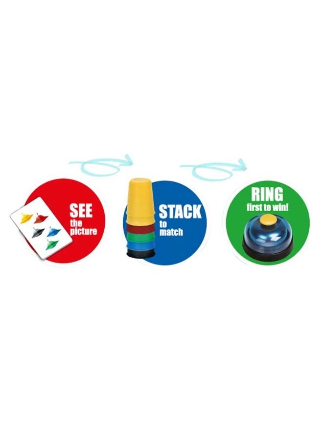 Generic - Family Classic Board Game Players Speed Cups Stacking Game Card Funny Party Challenge Quick Cups Game For Child Gift - Image 1