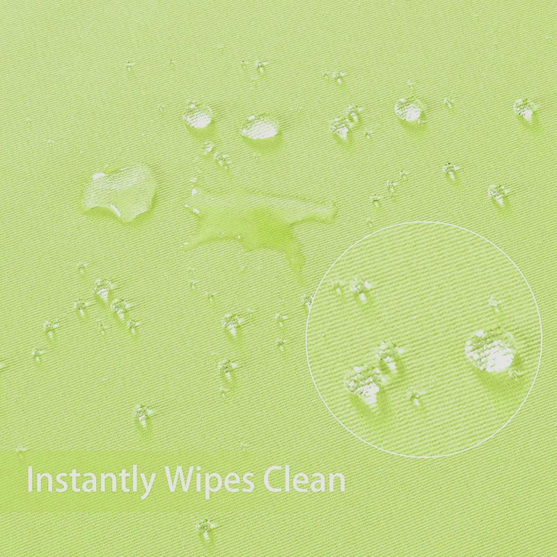 Obstal Obstal 210GSM Rectangle Table Cloth - Heavy Duty Water Proof Microfiber Tablecloth  Decorative Fabric Table Cover for Outdoor and Indoor Use (Light Green 60 x 144 Inch)  - Image 4