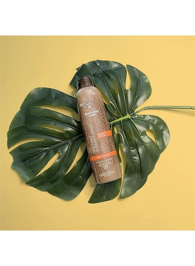 Australian Gold Instant Sunless Tanning Spray, 6 Ounce| Rich Bronze Color with Fade Defy Technology | Energizes & Softens Skin | New Packaging Same Great Formula - Image 2