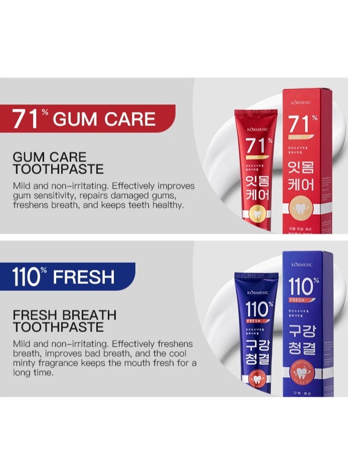 Kormesic معجون الأسنان للعناية باللثة 100 جرام-لثة صحية ، ابتسامة صحية - Image 2