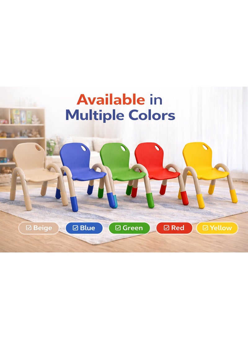 Joy & Learn  Kindergarten Chair - Blue, perfect for everyday use whether for studying, drawing, eating, or playing - Image 5
