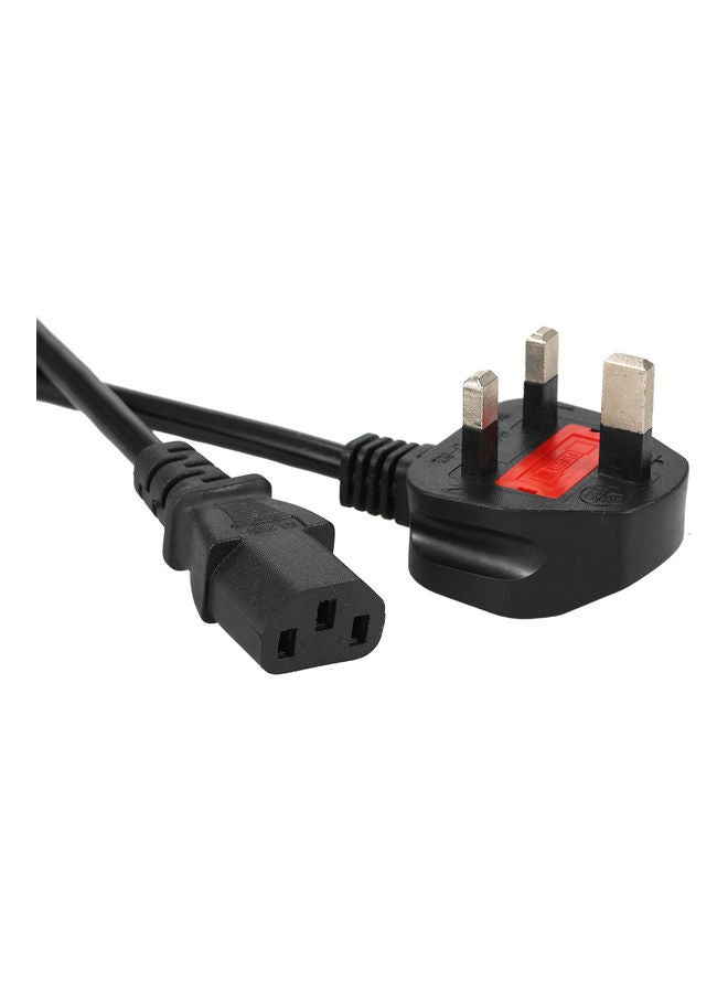 3-Prong AC Power Supply Cable Cord Black - Image 5