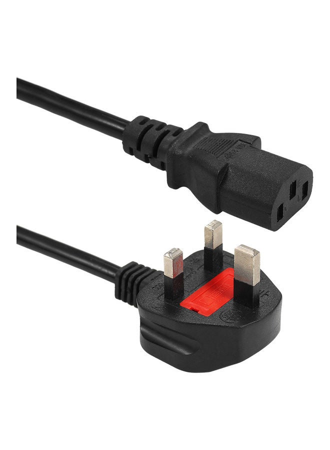 3-Prong AC Power Supply Cable Cord Black - Image 3