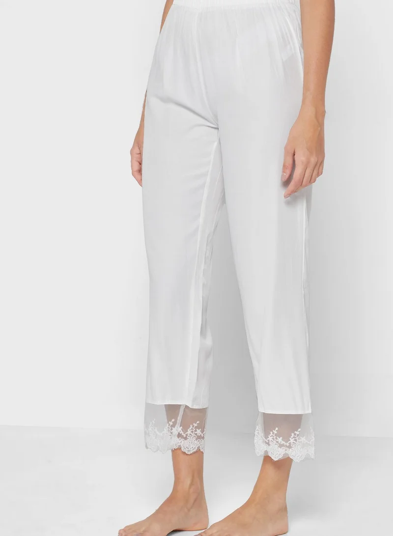 Khizana Lace Trim Pyjama Set