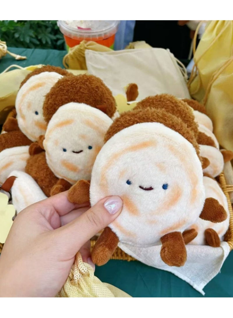 15cm Roujiamo Pendant Keychain Gourmet Specialty Dish Plush Doll Backpack Accessories Accessories Doll Gift, Boy Girl Gift  - Image 3