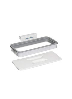 Attach A Trash Other WHD1271-SRK Edencomer Attach A Trash Cupboard Door Back Trash Rack Storage Garbage Bag Holder Hanging Kitchen Cabinet Hanging Trash Rack kitchen Tools  - Image 3