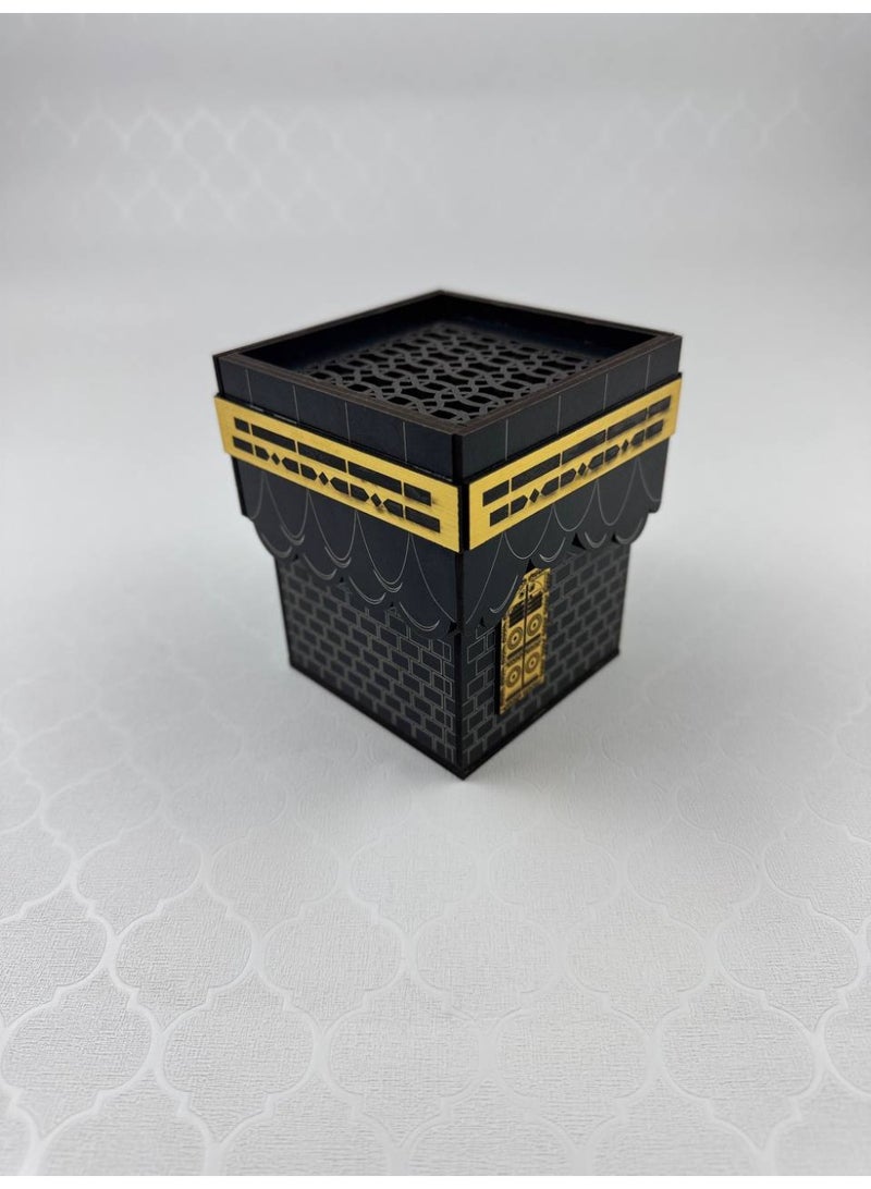 Samrix The Haram incense burner is a model of the Kaaba with a cover. - Image 1