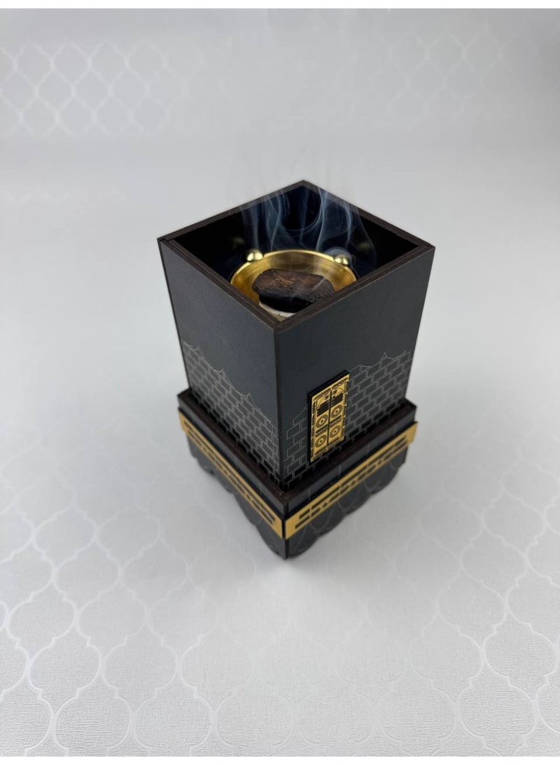 Samrix The Haram incense burner is a model of the Kaaba with a cover. - Image 4